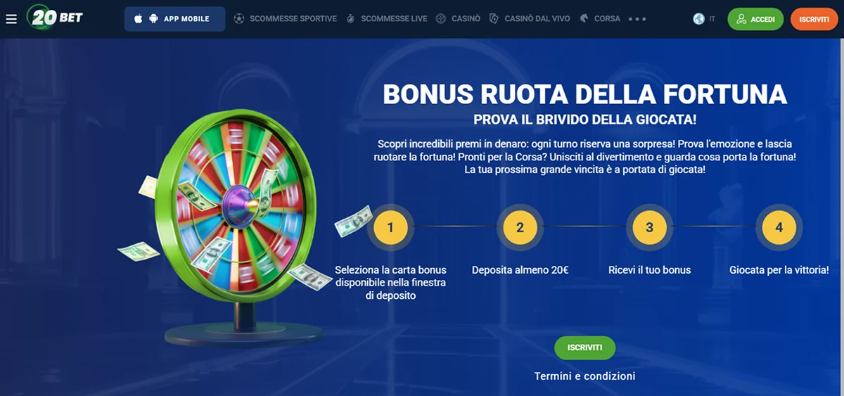 20Bet Allibratore
